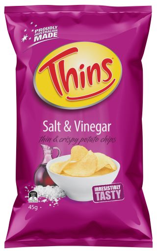 SALT AND VINEGAR POTATO CHIPS 45GM