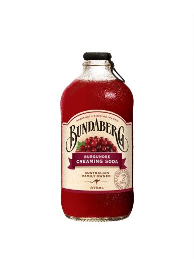 BURGUNDEE CREAMING SODA 375ML