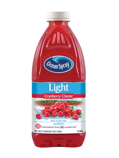 LITE CRANBERRY FRUIT DRINK 1.5L