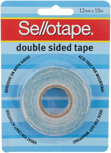 DOUBLE SIDED TAPE 12MM 10M