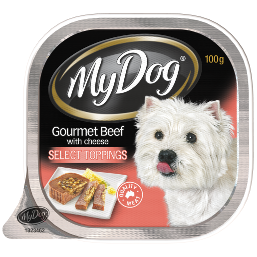 BEEF AND CHEESE DOG FOOD 100GM