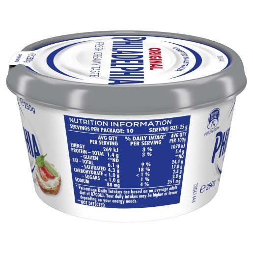 CREAM CHEESE SOFT SPREAD TUBE 250GM