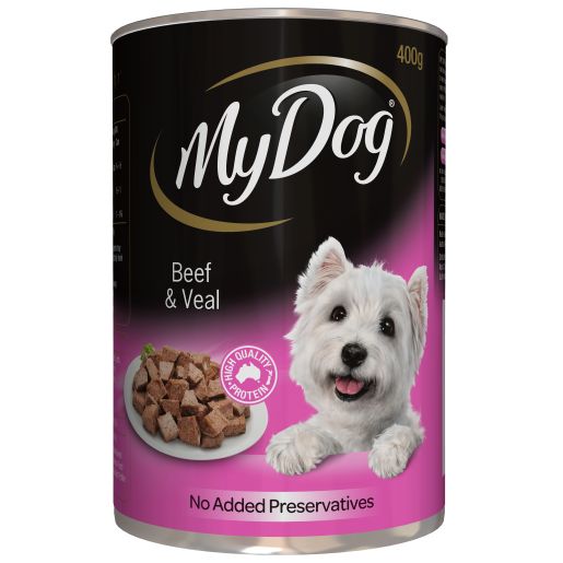 PRIME BEEF & VEAL DOG FOOD 400GM
