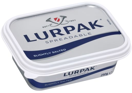 SLIGHTLY SALTED SPREADABLE BUTTER 250GM