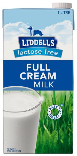 LACTOSE FREE FULL CREAM MILK UHT 1L