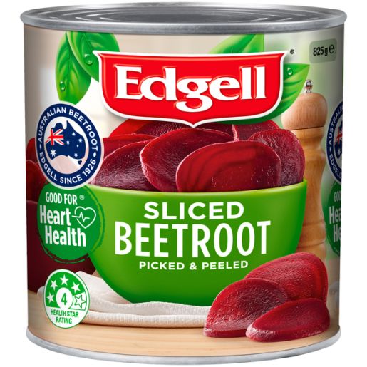 SLICED BEETROOT 825GM