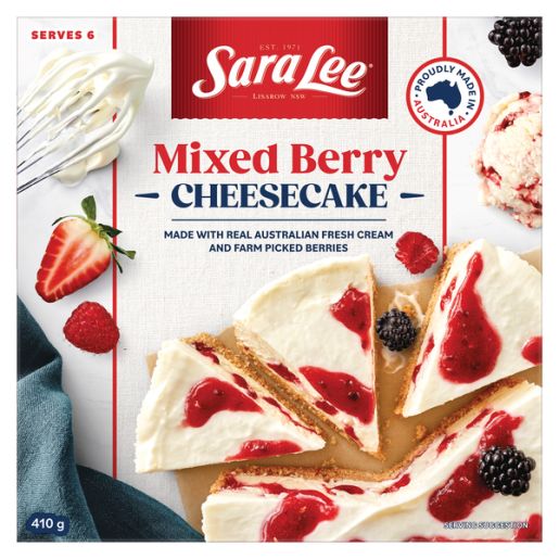 MIXED BERRY CHEESECAKE 410GM