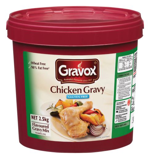 GRAVY CHICKEN GLUTEN FREE 2.5KG