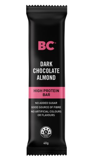 CHOCOLATE & ALMOMD HIGH PROTEIN HEALTH BAR 40GM