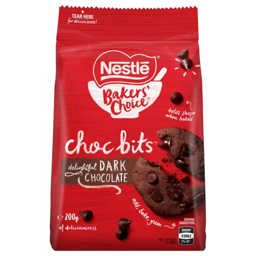 DARK BAKING CHOCOLATE BITS 200GM