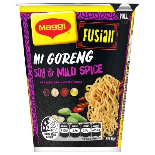 FUSIAN SOY MILD SPICE NOODLE CUP 64GM