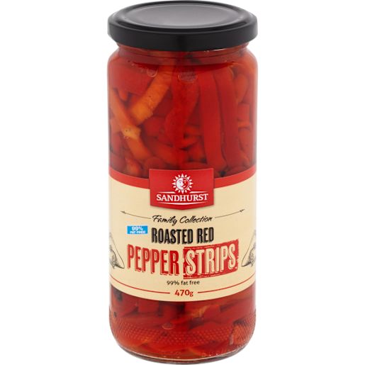 RED PEPPER STRIPS 470GM