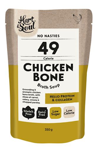 CHICKEN BONE BROTH SOUP POUCH 350GM