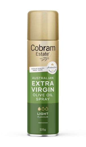 LIGHT AUSTRALIAN EXTRA VIRGIN OLIVE OIL SPRAY 225GM