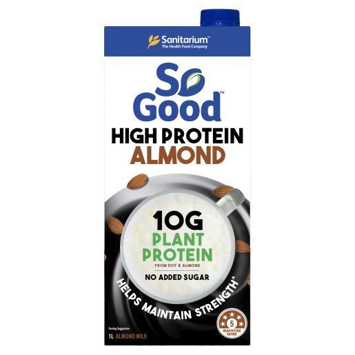 SO GOOD HIGH PROTEIN ALMOND DAIRY SUBSTITUTE 1L