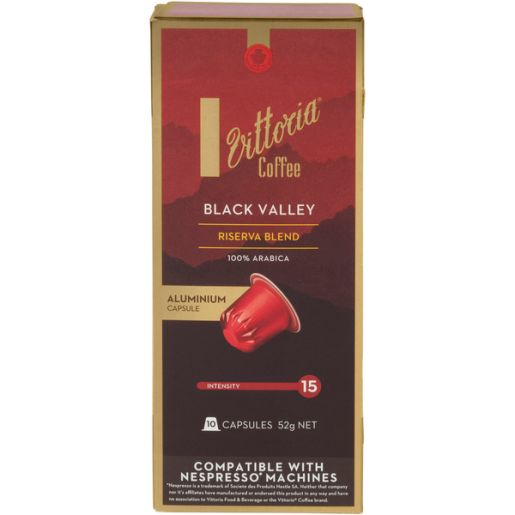 BLACK VALLEY ALUMINUM COFFEE CAPSULES 10S