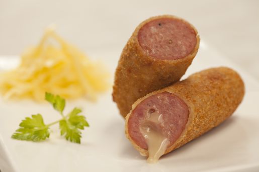 CRUMBED CHEESE SAUSAGES 30S