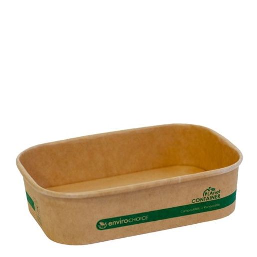 RECTANGULAR KRAFT TAKEAWAY CONTAINER 50S