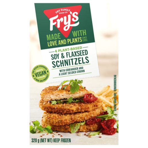 SOY & FLAX SEED SCHNITZELS 320GM