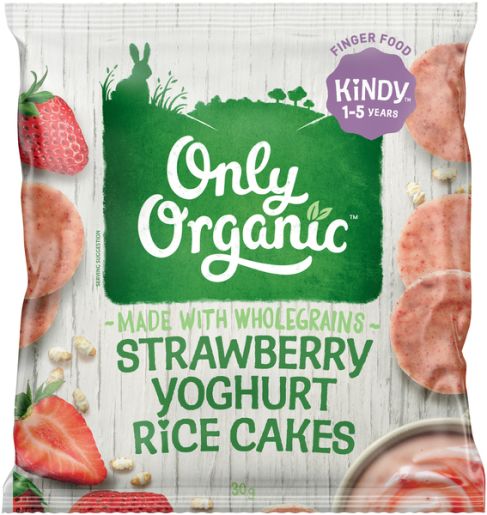 STRAWBERRY YOGHURT RICE CAKES 30GM