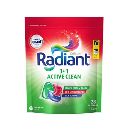 ACTIVE CLEAN FABRIC LIQUID CAPSULES 28S