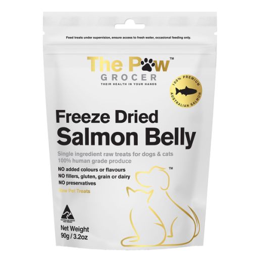 SALMON BELLY FREEZE DRIED PET TREAT 90GM