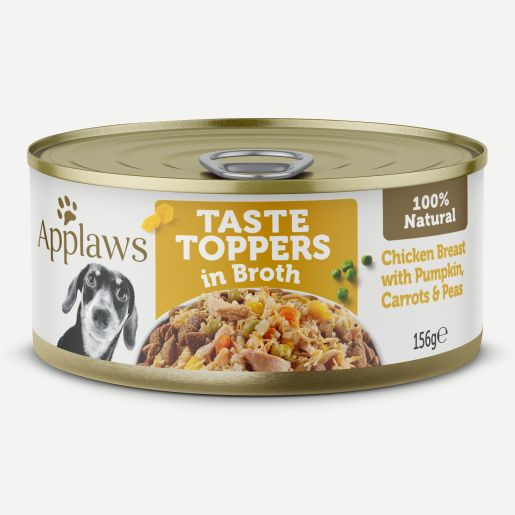 TASTE TOPPERS CHICKEN BREAST WITH VEGETABLES DOG FOOD 156GM