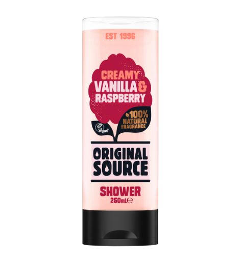 VANILLA & RASPBERRY SHOWER GEL 250ML