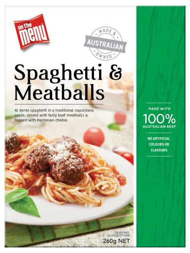 SPAGETTI MEAT BALLS MEAL 260GM