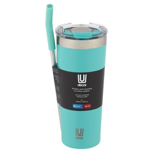 DOUBLE WALL INSULATED SMOOTHIE TUMBLER XL 650ML