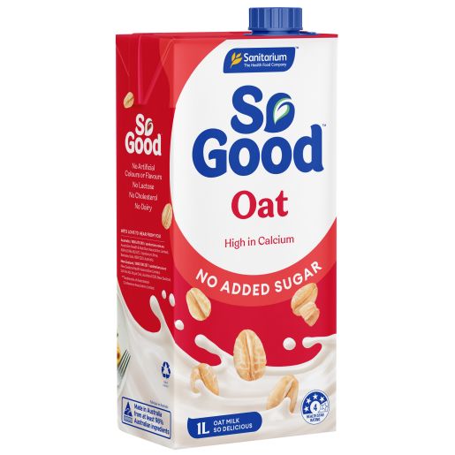 SO GOOD NO ADDED SUGAR OAT DAIRY SUBSTITUTE 1L