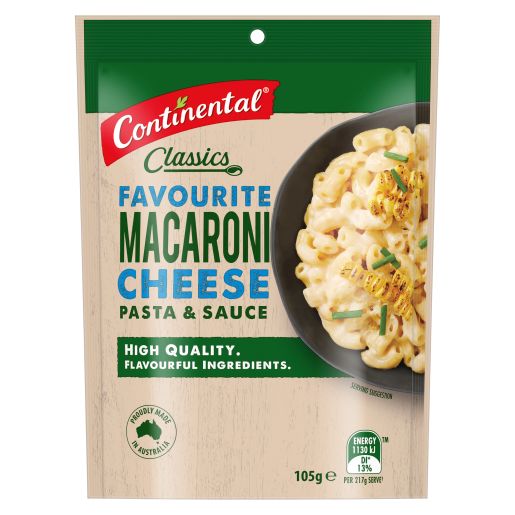 MACARONI CHEESE PASTA & SAUCE 105GM