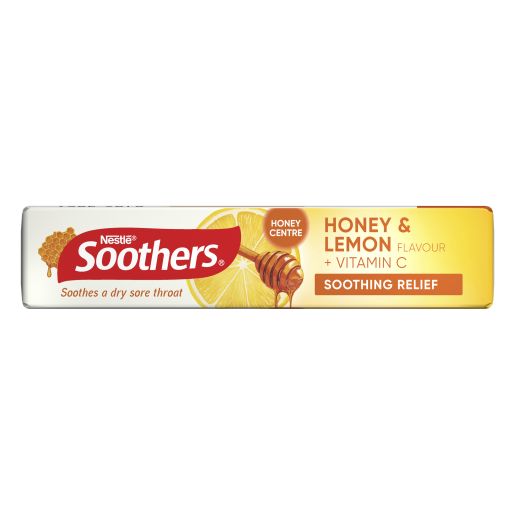 SOOTHERS HONEY AND LEMON MEDICATED LOZENGES 45GM