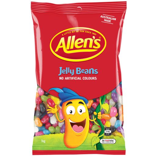JELLY BEANS ASSORTED 1KG