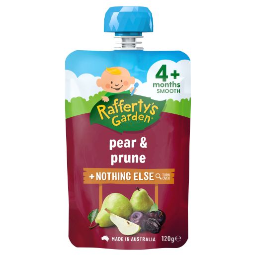PEAR & PRUNE SMOOTH BABY FOOD 120GM