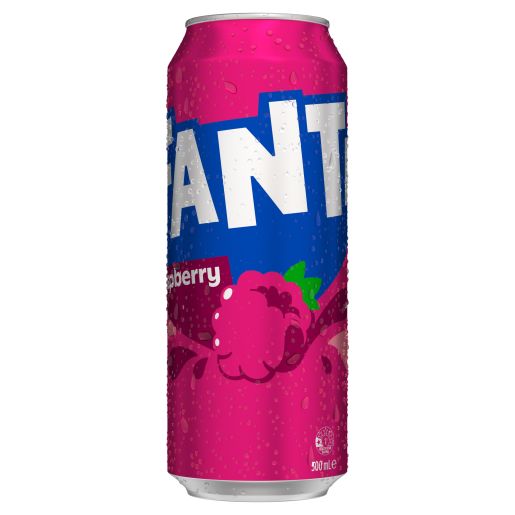 RASPBERRY SOFT DRINK CAN 500ML