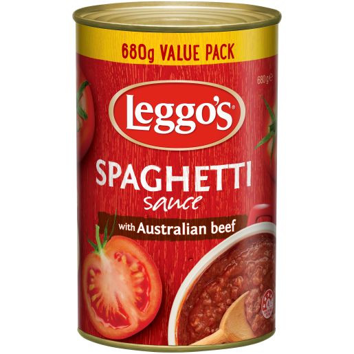 SPAGHETTI WITH BEEF PASTA SAUCE 680GM