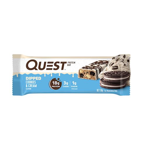 COOKIE & CREAM DIPPED PROTEIN BAR 50GM