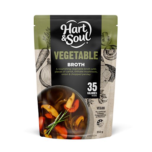 VEGETABLE BROTH SOUP POUCH 350GM