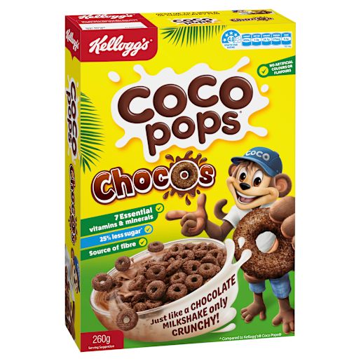 COCO POPS CHOCOS 260GM