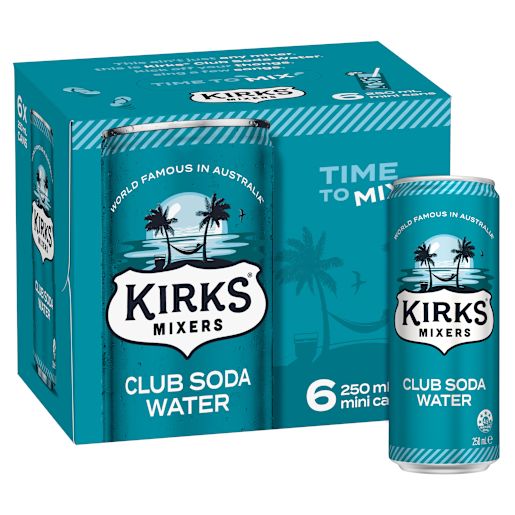 SODA WATER 6X250ML