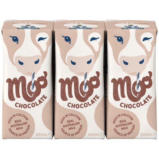 MOO CHOCOLATE MILK 6X200ML