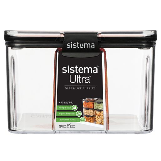 ULTRA SQUARE FOOD STORAGE CONTAINER 1.4L