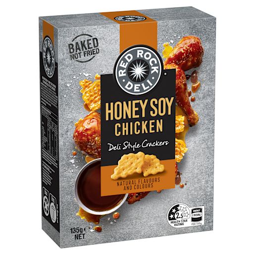 HONEY SOY CRACKERS 135GM