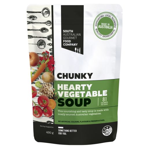 CHUNKY HEARTY VEGETABLE SOUP 430GM
