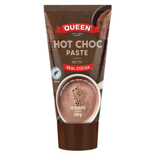 HOT CHOC PASTE WITH REAL COCOA 200GM