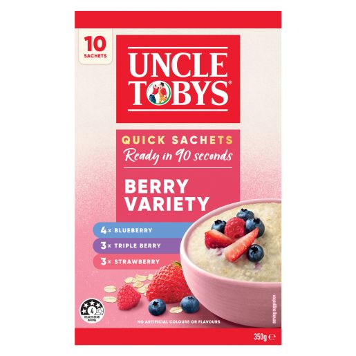 QUICK OATS BERRY VARIETY PACK BREAKFAST CEREAL 10PK