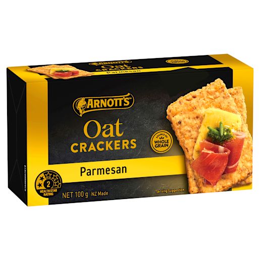 PARMESAN OAT GOLD LABEL CRACKERS 100GM