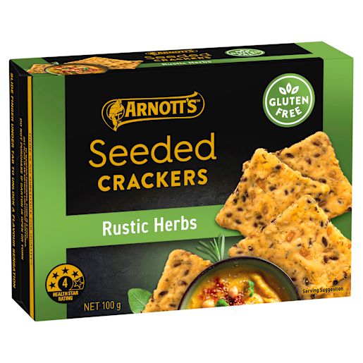 SEED & HERB GOLD LABEL CRACKERS 100GM