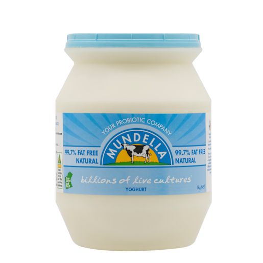 NATURAL YOGHURT 99.7% FAT FREE 1KG